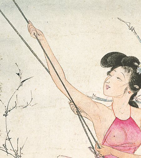 扶绥县-胡也佛的仕女画和最知名的金瓶梅秘戏图